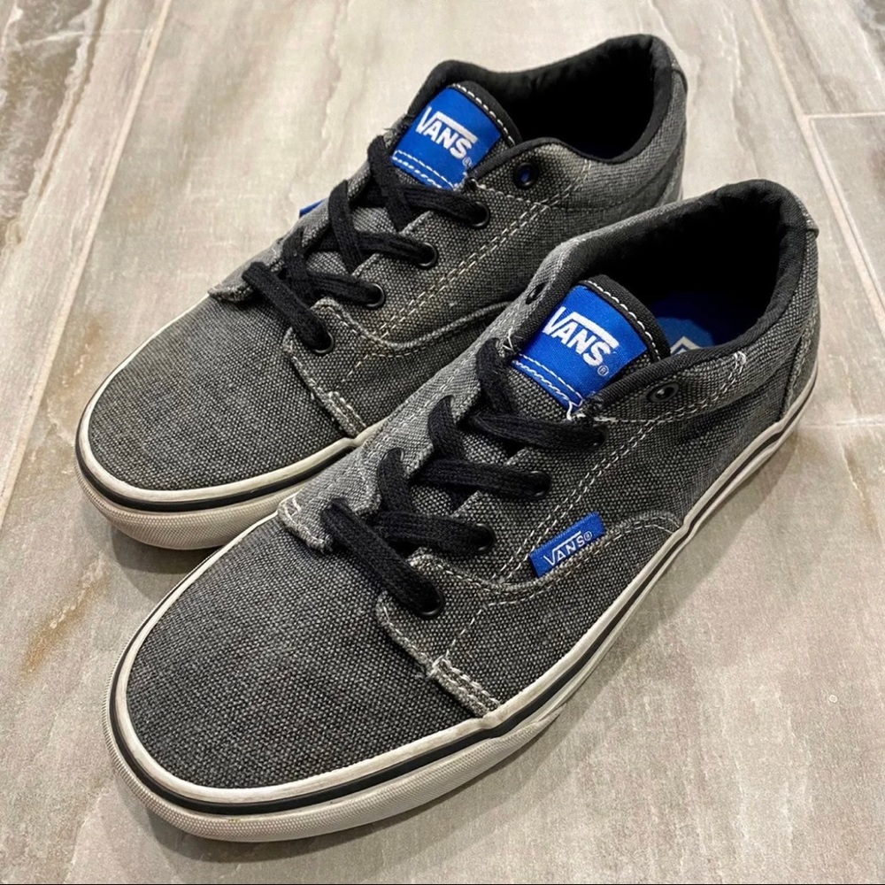 Vans Black Denim/Blue Sole Chukka Low 4